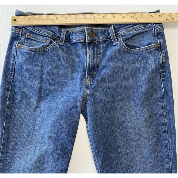 Levis 518 Superlow Bootcut Curvy Denim Jeans Women's Size 11 Long ( Fit 32x33) - Picture 3 of 10